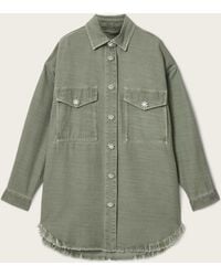 AllSaints - Allsaints Hettie Shacket Dress - Lyst