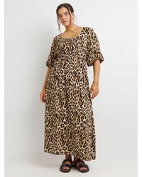 Simply Be - Crinkle Goddess Midi Dress - Lyst