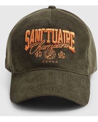 River Island - Sanctuaire Cord Textured Cap - Lyst