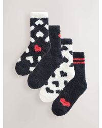 Next - Hearts Cosy Ankle Socks 4 Pack - Lyst