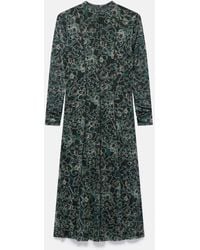 Mint Velvet - Floral Print Midi Dress - Lyst