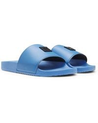 HUGO - Timein Metal Stack Logo Sliders - Lyst