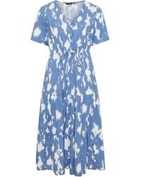 Evans - Half Placket Dress - Lyst