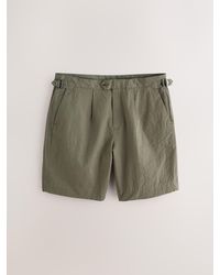 Next - Slim Fit Smart Seersucker Textured Shorts With Side Adjusters - Lyst