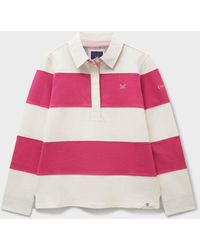 Crew - Long Sleeve Stripe Rugby Shirt - Lyst