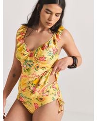 Figleaves - Adjustable Foldover Bikini Brief - Lyst