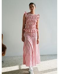 Next - Button Down Maxi Skirt - Lyst