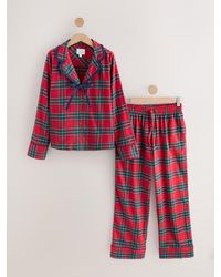 Next - Matching Family Christmas Button Through Pyjamas - Lyst