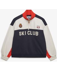 Superdry - Preppy Half Zip Sweat Top - Lyst