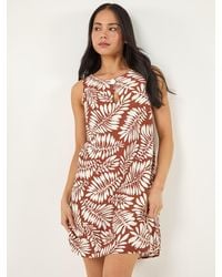 Roman - Button Shift Dress - Lyst