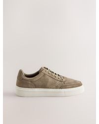 Next - N. Premium Suede Smart Casual Trainers - Lyst