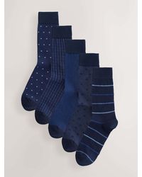 Next - Blues Pattern Smart Socks 5 Pack - Lyst