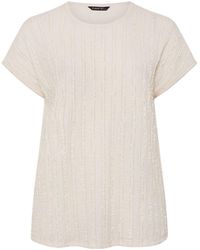 Evans - Textured Front Top - Lyst