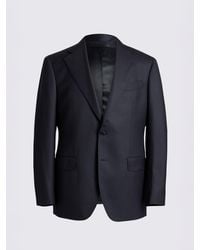 Moss - Italian Tailored Fit Twill Suit Jacket - Lyst