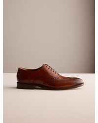 Next - Signature Leather Sole Brogue Shoes - Lyst