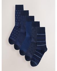 Next - Blues Pattern Smart Socks 5 Pack - Lyst