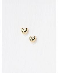 FatFace - Fatface Heart Stud Earrings - Lyst