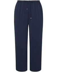 Evans - Wide Leg Air Flow Trousers - Lyst
