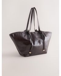 Next - Burgundy Large Pinched Shoulder Bag - Lyst