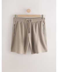 Next - Textured Zip Pocket Jersey 100% Cotton Shorts - Lyst