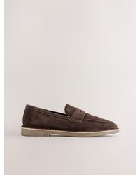 Next - Casual Suede Loafers - Lyst