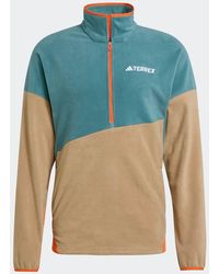 adidas Originals - Adidas Terrex Multi Climawarm Anorak Fleece - Lyst