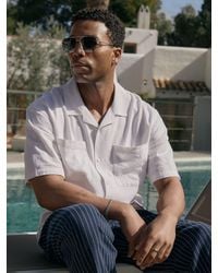 Threadbare - Relaxed Fit Linen Blend Short Sleeve Shirt - Lyst