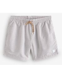 BOSS - Vibe Printed Swim Shorts - Lyst