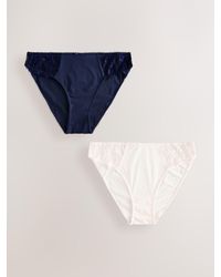 Next - Embroidered Knickers 2 Pack - Lyst