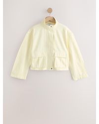 Next - Funnel Neck Cotton Utility Jacket - Lyst