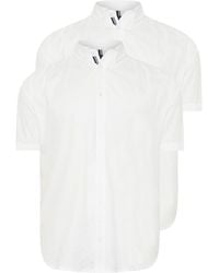 BadRhino Big & Tall - Short Sleeve Poplin 100% Cotton Shirts 2 Pack - Lyst