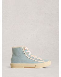 White Stuff - Stuff Pippa Hi-Top Trainers - Lyst