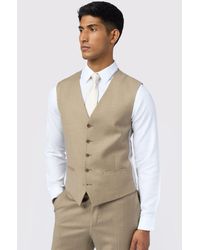 Ted Baker - Slim Larkin Flannel Waistcoat - Lyst