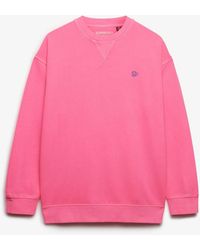 Superdry - Studios Relaxed Crew Neck Sweat Top - Lyst