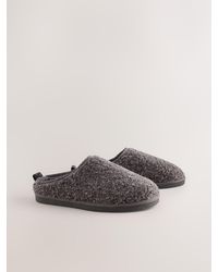 Next - Borg Mule Slippers - Lyst