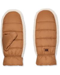 UGG - Fluff Mitten Gloves - Lyst