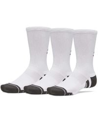 Under Armour - Performance Tech Crew Socks 3 Pack - Lyst
