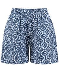 Weird Fish - Isabella Printed Cheesecloth Short - Lyst