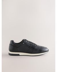 Next - Smart Leather Trainers - Lyst