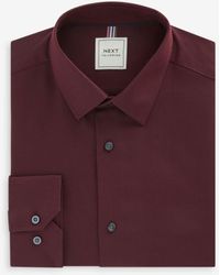 Next - Regular Fit Easy Care Textured Single Cuff Smart Shirt - Lyst