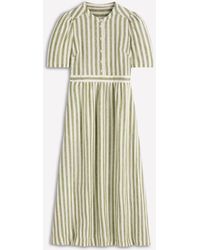 chinese dress ladies Boden Women's Carla Jersey Wrap Dress in Blue