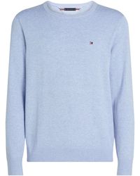 Tommy Hilfiger - Flag Embroidery Crew Neck Jumper - Lyst