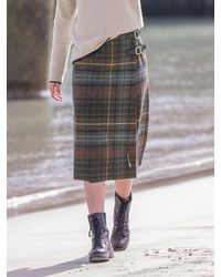 Celtic & Co. - Celt Midi Kilt Skirt - Lyst