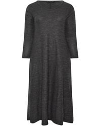 Evans - Ribbed Dress - Lyst