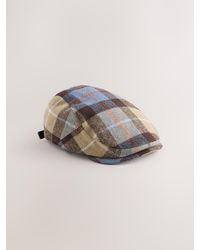 Next - Check Flatcap Hat - Lyst