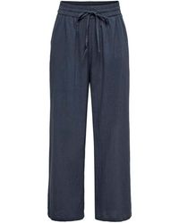 ONLY - Ombre Elasticated Waist Linen Look Pull On Trousers - Lyst