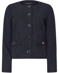 M Com - Boucle Button Through Jacket42 - Lyst