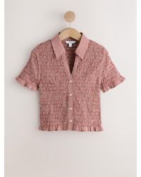 Next - Gingham Short Sleeved Shirt - Lyst