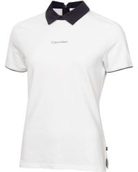 Calvin Klein - Brooke Short Sleeve Polo - Lyst