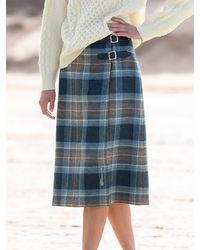 Celtic & Co. - Celt Midi Kilt Skirt - Lyst